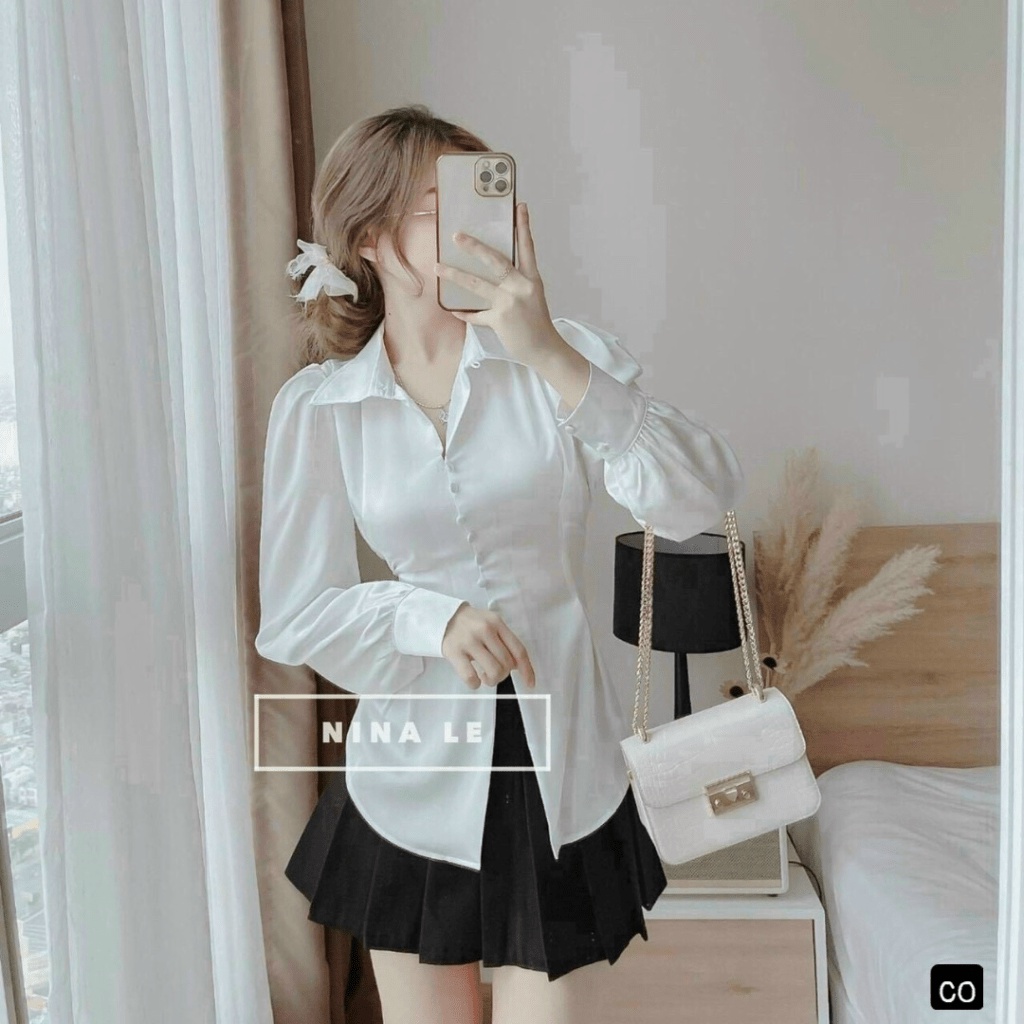 (Free ship) Sét Áo Phi Mờ Váy Kate Mới Ra Kho Mặc Đi Chơi Đi Tiệc Siêu Bắt Mắt UP HHP Fashion