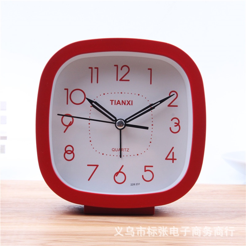 Đồng hồ để bàn đẹp, thời trang kích thước lớn - có báo thức, tặng kèm pin