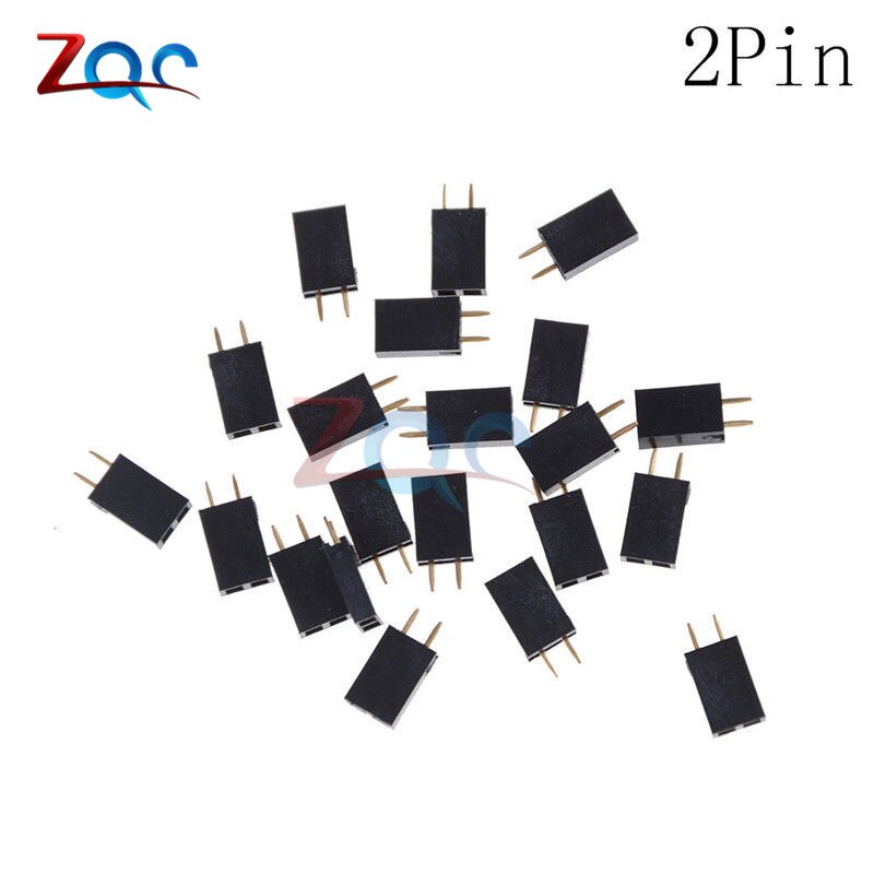 Bộ 10 Đầu Nối Thẳng 2.54mm PCB Lỗ Cái 2 / 3 / 4 / 5 / 6 / 8 / 10 / 12 / 14 / 15 / 16 / 20 / 40Pin