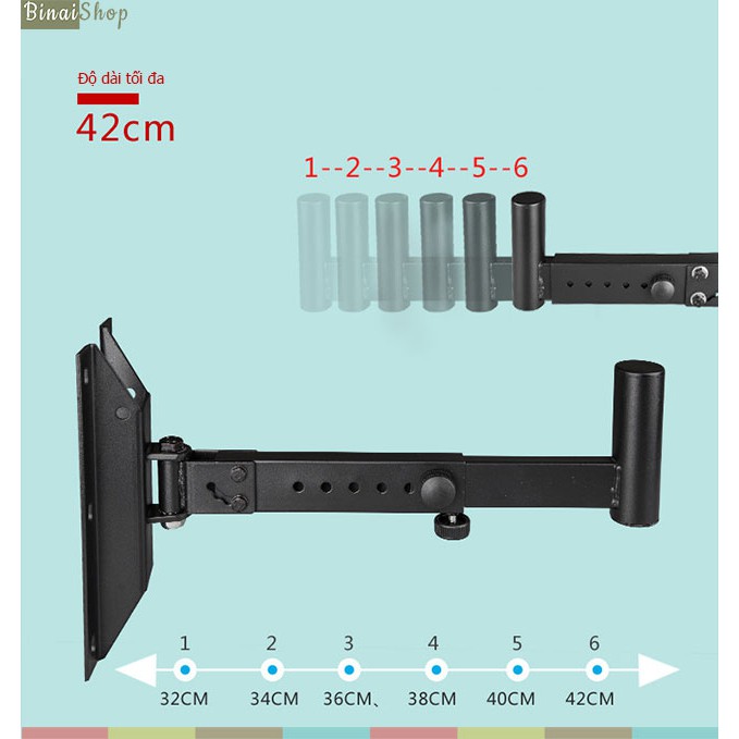 Cặp giá đỡ loa treo tường LKT-370