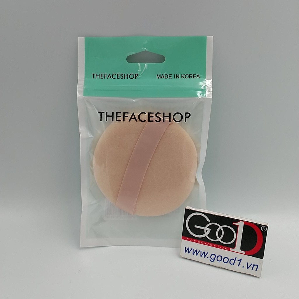 Bông đánh phấn Thefaceshop cao cấp Hàn Quốc