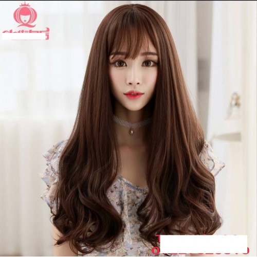 [FREESHIP50K] [CAM KẾT Y HÌNH] TÓC GIẢ XOĂN ĐUÔI DÀI 65CM TẶNG LƯỚI TRÙM
