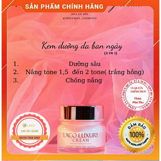 Kem dưỡng trắng da,mờ nám,chống nằng luxury laco