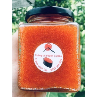 Trứng cá chuồn Nhật thơm,giòn220gr(kèm thùng xốp,đá gel)