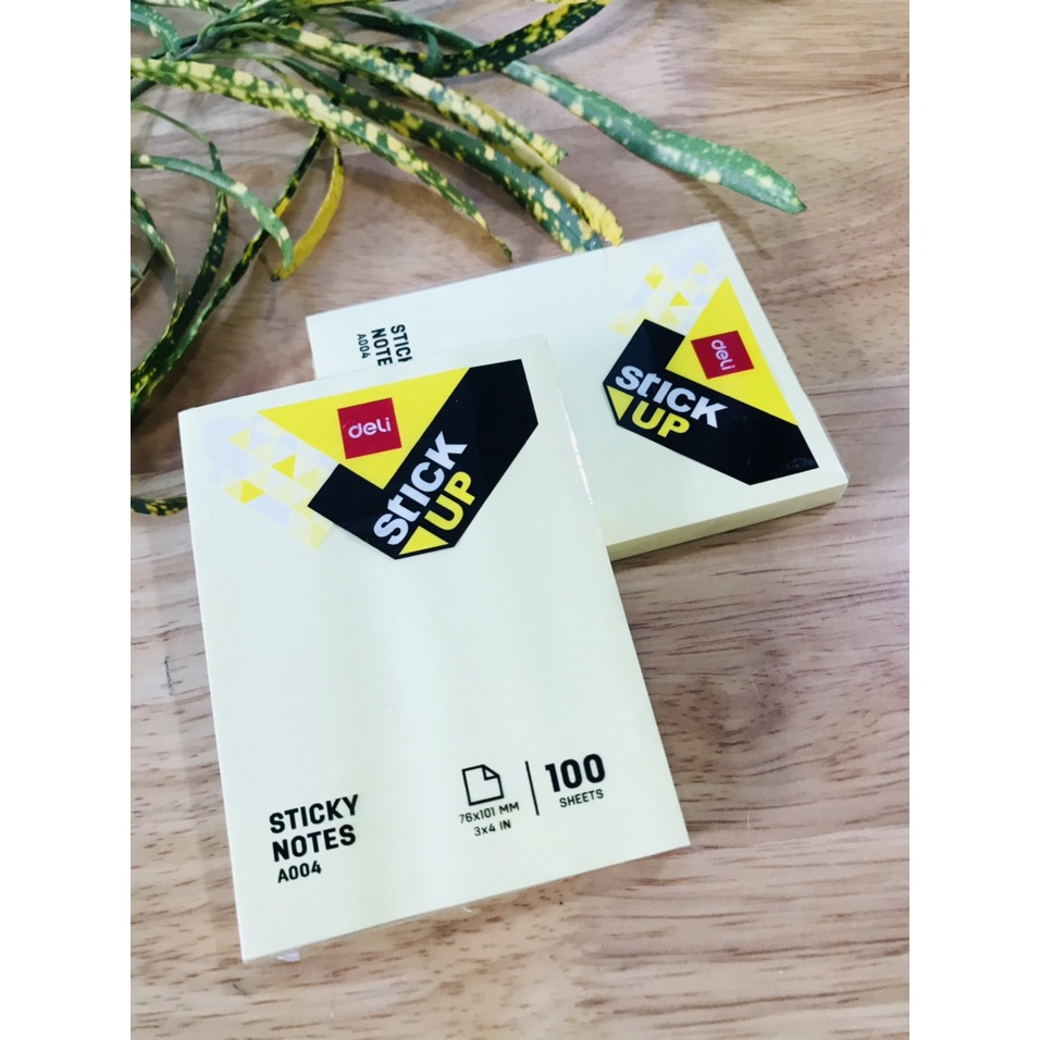 Giấy ghi chú Deli A00453, 76x101mm (3x4&quot;)