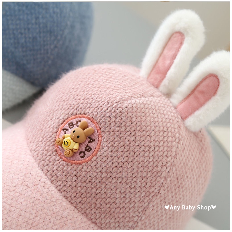 Nón mũ lưỡi trai trẻ em lông xù cực mịn tai thỏ cho bé trai và bé gái nhiều màu xinh yêu ❣❣