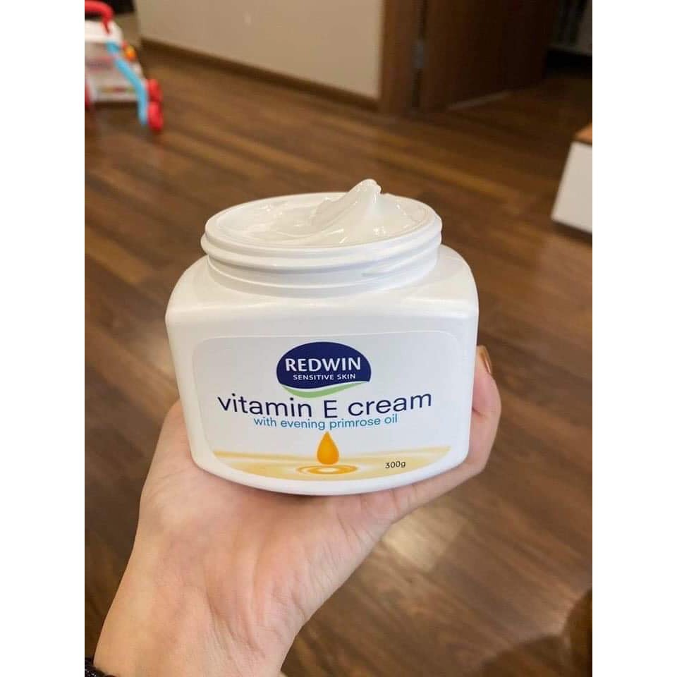 Kem Dưỡng Ẩm Redwin Vitamin E Cream 300g Úc Chính Hãng - Mặt Hết Khô, Nứt Nẻ - DUXBO
