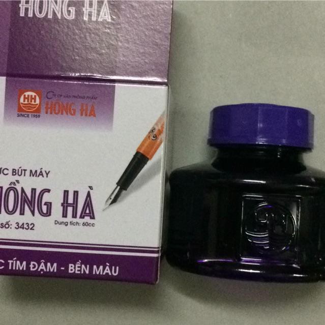 Mực Tím  Viết Bút Máy Hồng Hà 60ml