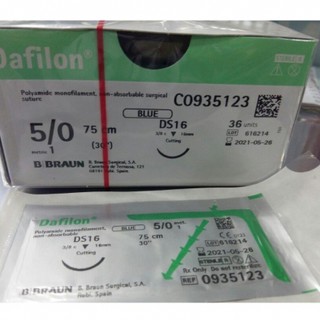 Chỉ phẫu thuật thẩm mĩ dafilon 5/0
