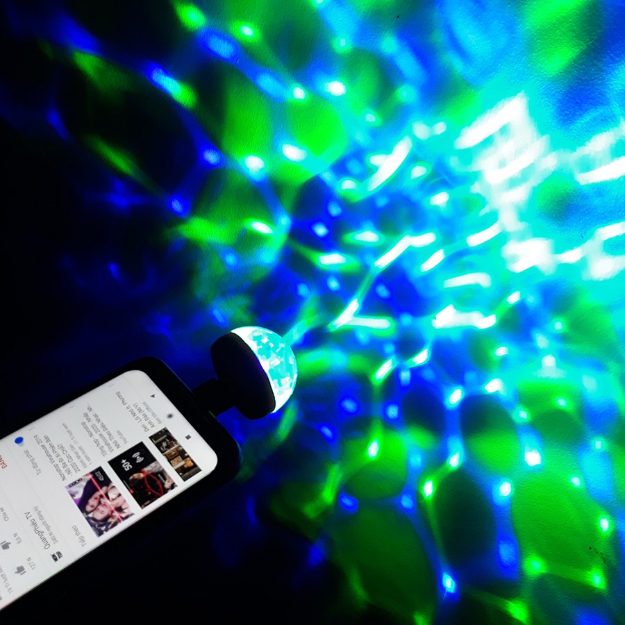 Bóng đèn Led vũ trường 7 màu, cổng usb cảm ứng nháy theo nhạc | BigBuy360 - bigbuy360.vn