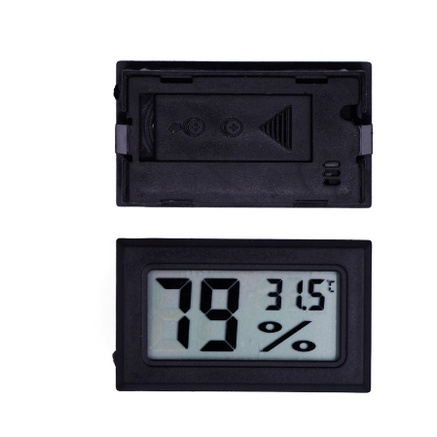 Ẩm nhiệt kế điện tử mini chuyên dụng cho máy ảnh, thiết bị dụng cụ đo nhiệt độ ẩm phòng khách ngủ bé, văn phòng ô tô