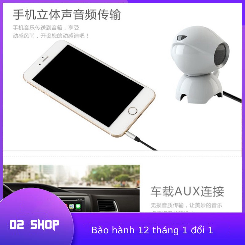 [Xả hàng tết] Dây cáp âm thanh AUX 15 Earldom Jack Kết Nối Chân 3.5 Lấy Âm Thanh Video Audio Lấy Nhạc Ra Loa Oto