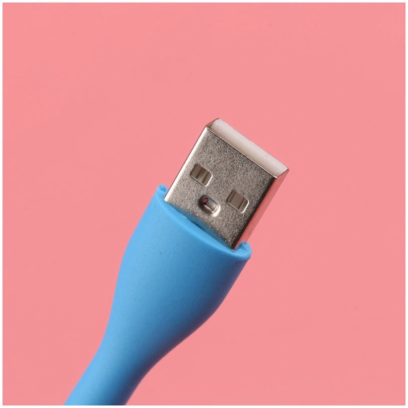 Quạt mini đèn led cắm cổng USB dẻo siêu sáng mát kết nối vào máy tính laptop hoặc sạc dự phòng Kino Shop