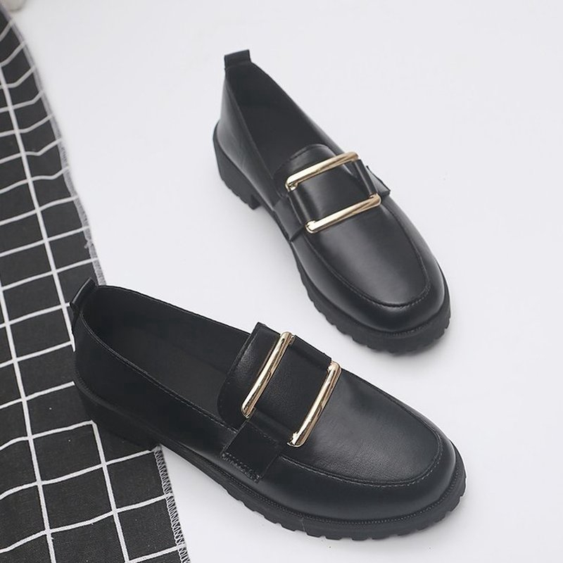 Giày IELGY bằng vải oxford phong cách Hàn Quốc trẻ trung thanh lịch thời trang cho nữ