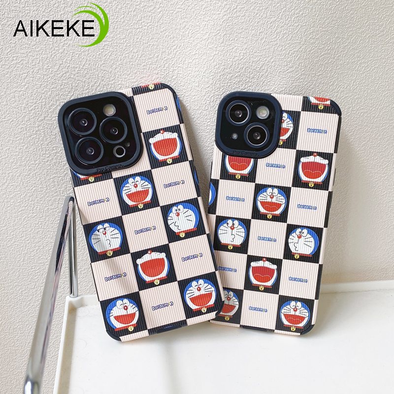 Ốp Điện Thoại Họa Tiết Doraemon Cho IPhone 13 12 11 Pro Max X Xs Max XR 8 7 Plus SE 2020 6 6s Plus