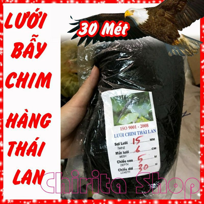 Lưới bẫy chim, lưới tàng hình bẫy chim - hàng THÁI LAN Có đủ SIZE