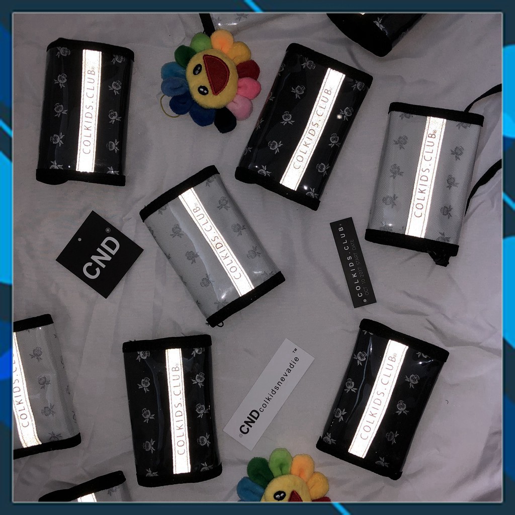 Ví Colkids Club CND Phản Quang Neva Dia wallet ngắn cầm tay