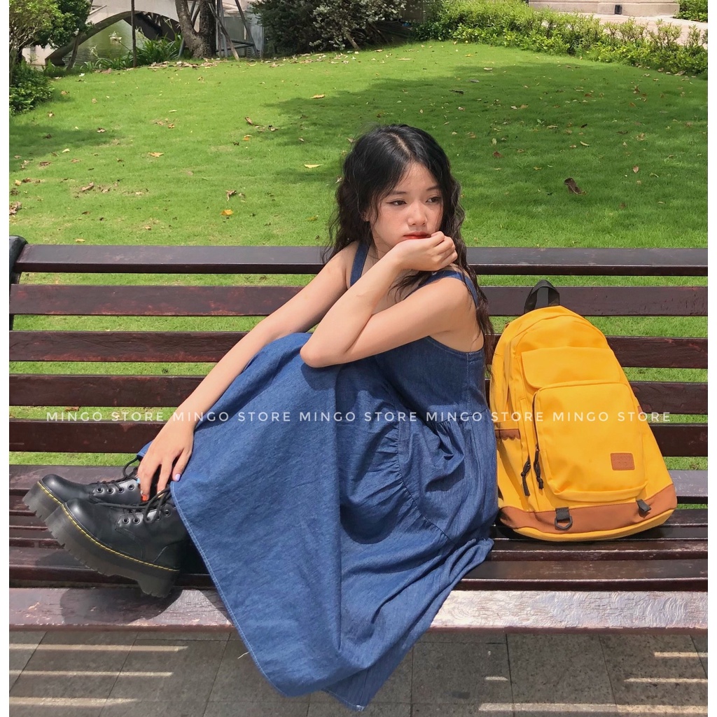 Cặp đi học balo cao cấp đẹp thời trang dễ thương chống nước ulzzang (BROWNIE BACKPACK)