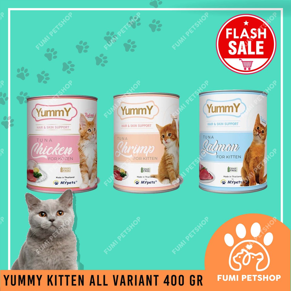 Yummy Cat All Variant 400 Gr - Wet Cat Food