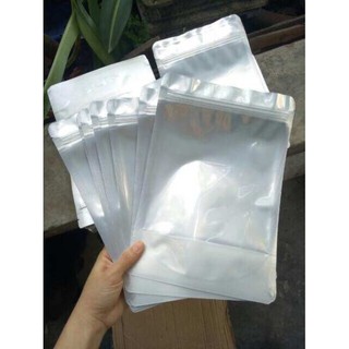 Combo 2kg Túi zip bạc đáy đứng (1 mặt bạc, 1 mặt trong)