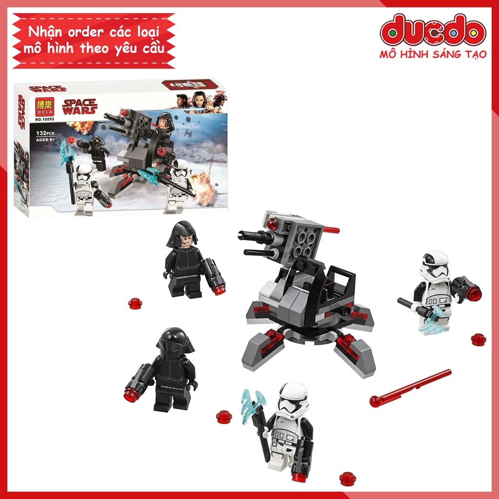 BLA LRI 10895 Lắp ghép Chiến tranh giữa các vì sao First Order Specialists Battle Pack - Đồ chơi Xếp hình Mô hình 75197