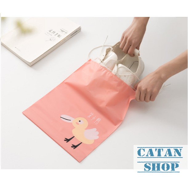 Combo 3 Túi Đựng Đồ Du Lịch hoạt hình xếp đồ gọn gàng trong vali Chống Thấm Bag in Bag (giao ngẫu nhiên) DL17-3Tvali