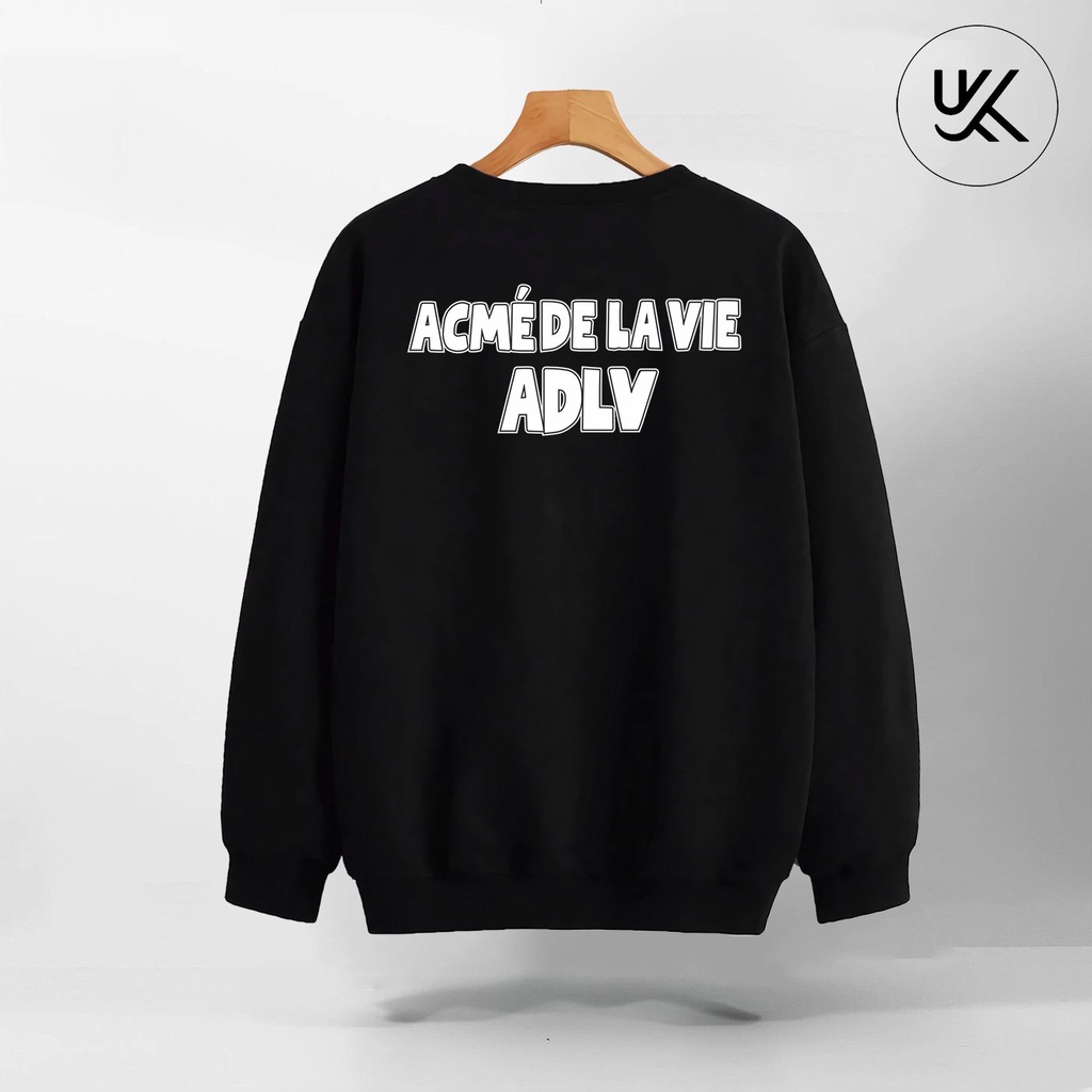 Áo Nỉ SWEATER ADLV Oversize, Chất Nỉ Bông cao cấp, Dài Tay Form Rộng, Unisex Nam Nữ. KKim Shop