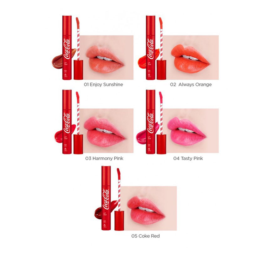 Son môi Coca Cola Lip Tint Harmony Pink ( HỒNG )