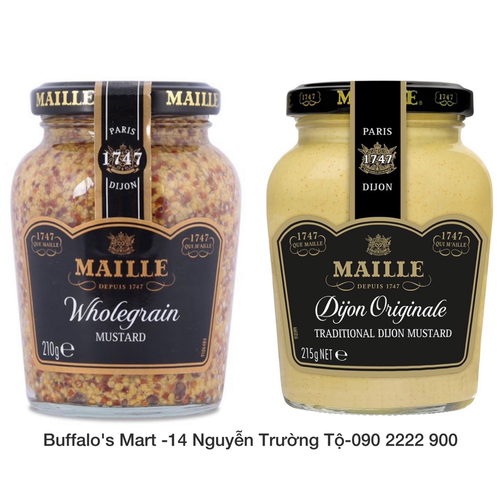 Mù tạt Pháp MAILLE - Hàng nhập khẩu chính hãng