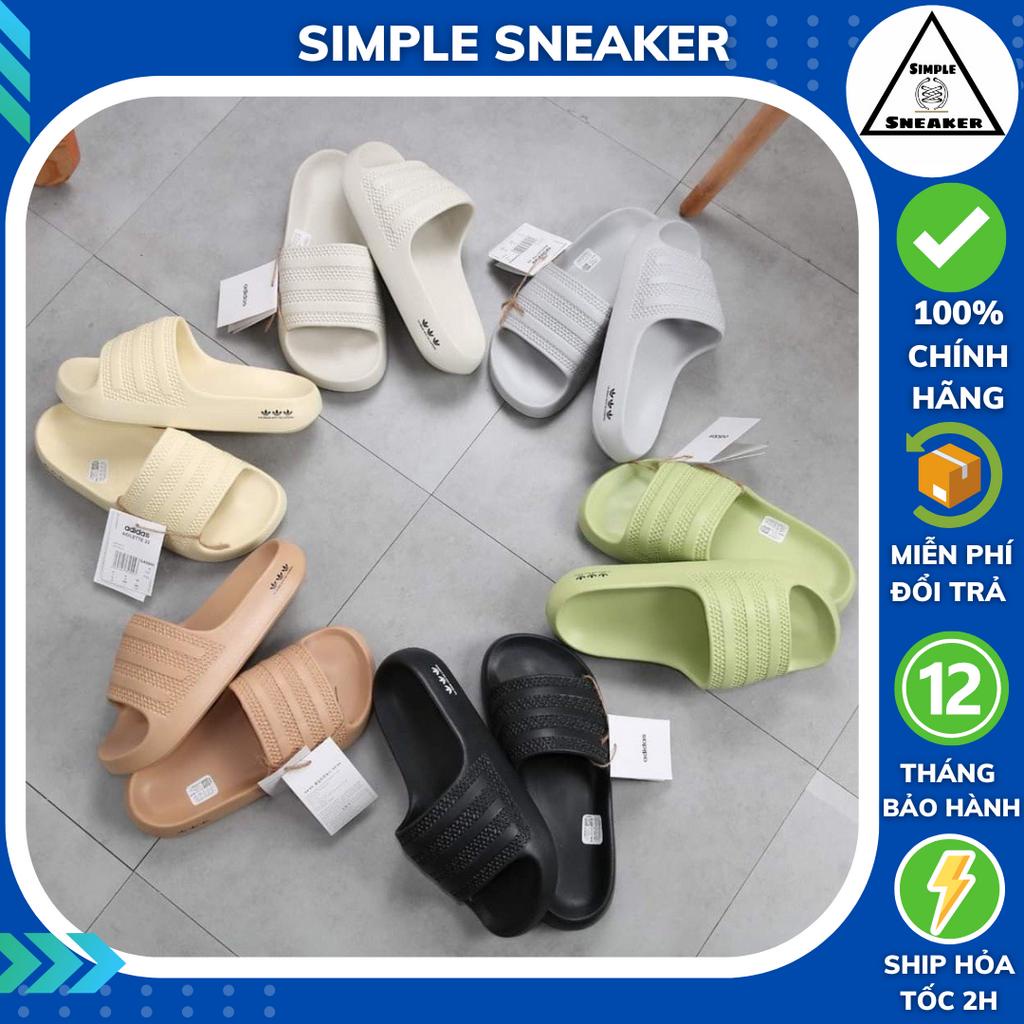 Dép Adidas Bánh Mì Adilette Ayoon Đúc Chống Nước Chính Hãng 💙SIMPLE SNEAKER💙 Dép Adidas Ayoon GV9536 Thời Trang Nam Nữ