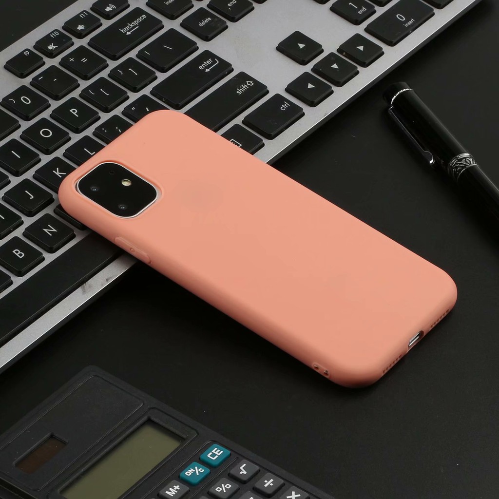 Ốp Điện Thoại Tpu Mềm Màu Trơn Cho Iphone 11 11pro 11pro Max Xr Xsmax | BigBuy360 - bigbuy360.vn