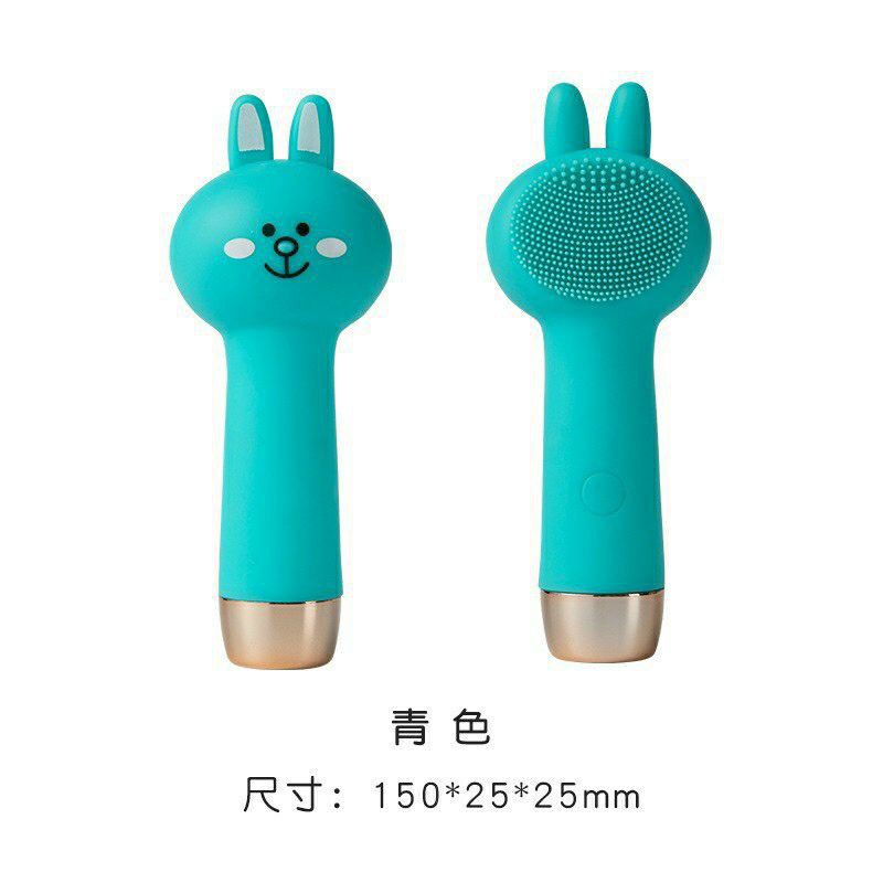 Máy rửa mặt thỏ bunny silicon siêu tiện lợi