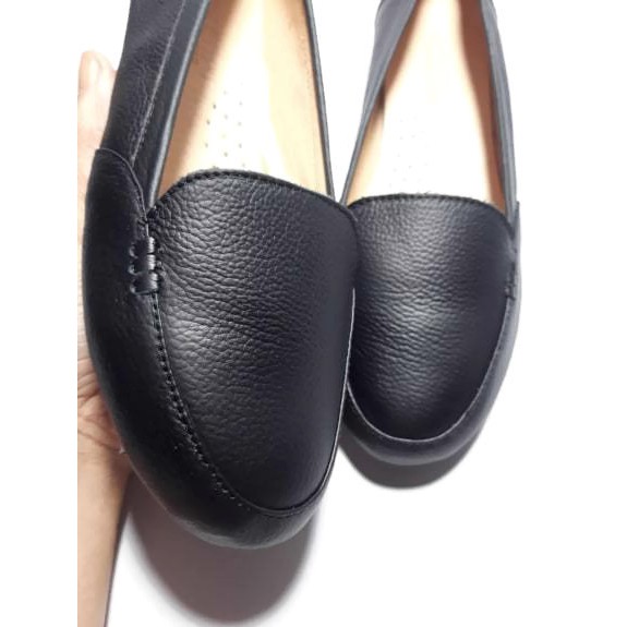 [FREESHIP] Giày Augustino Moca Nữ Đế Bệt Da Bò Thật | BigBuy360 - bigbuy360.vn