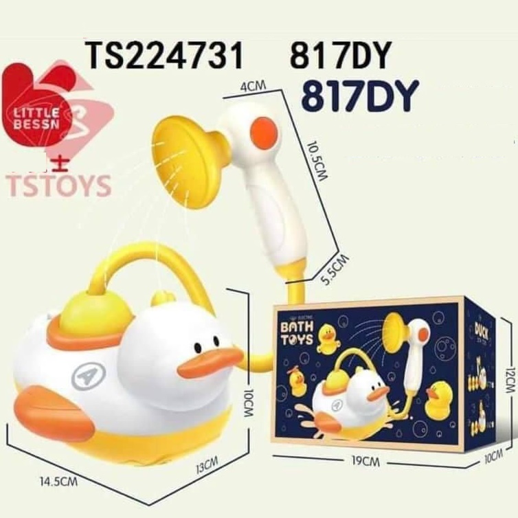 Đồ Chơi Vịt Phun Nước, Đồ Chơi Nhà Tắm: gia đình vịt phun nước 4 chế độ+ kèm vòi sen cho bé vui tắm mỗi ngày