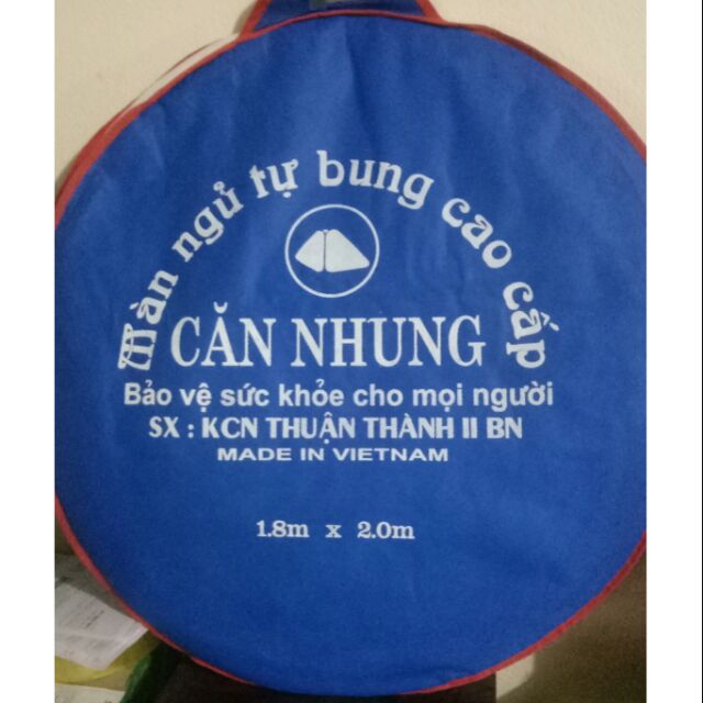 Mùng màn tự bung Căn Nhung cao cấp chính hãng loại đẹp đủ kích thước