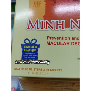 Thực phẩm chức năng Minh Nhãn Khang 30 viên