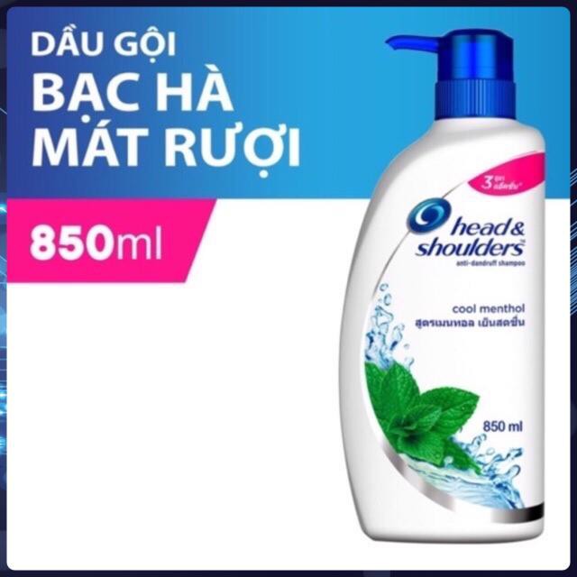 Dầu gội đầu Head & Shoulder chai to 850ml, dầu xả cao cấp dùng là nghiện ,