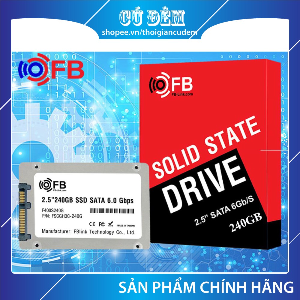 Ổ Cứng SSD FB-Link 480GB 240GB 120GB HM300 2.5 inch, SATA III BH Chính Hãng 3 năm | BigBuy360 - bigbuy360.vn