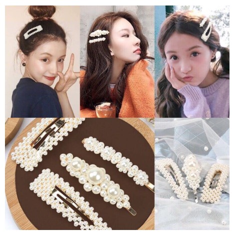 Set 4 kẹp tóc Hàn quốc xinh xắn