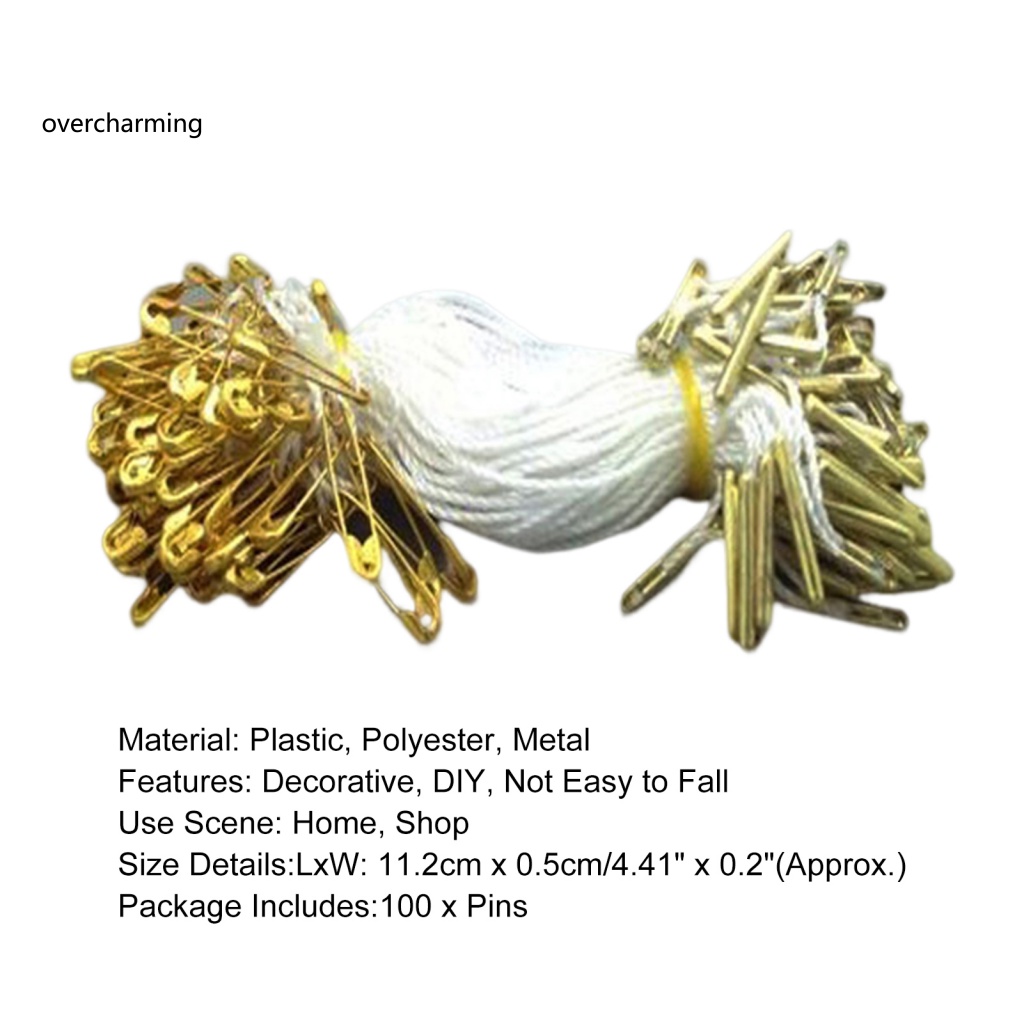 Set 100 Ghim Dây Giày Handmade