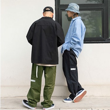 Quần kaki ống rộng unisex Nelly thương hiệu Laylow | BigBuy360 - bigbuy360.vn