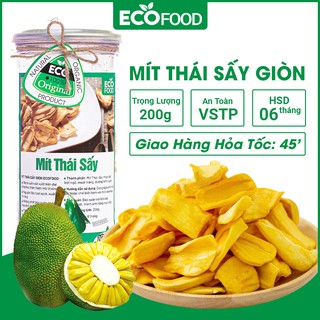 Mít Sấy Vụn Khô Đà Lạt Ecofood 200G, Đồ Ăn Vặt Việt Nam, An Toàn Vệ Sinh Thực Phẩm