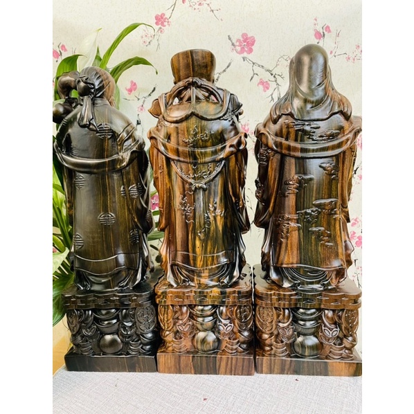 Tượng tam đa gỗ mun