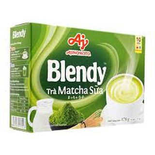 Trà matcha sữa Blendy Ajinomoto hộp 10 gói