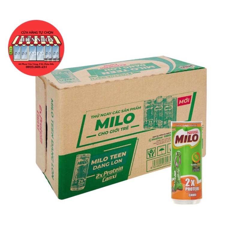 Sữa lúa mạch Milo Active Go lon 240ml