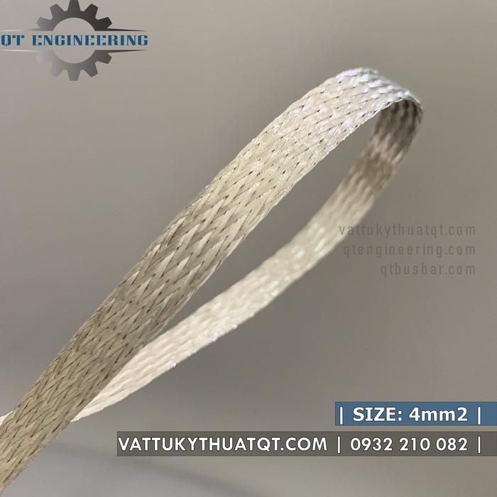 Dây Đồng Bện Mạ Thiếc 4mm2 - Bán lẻ đoạn 1m, 5m