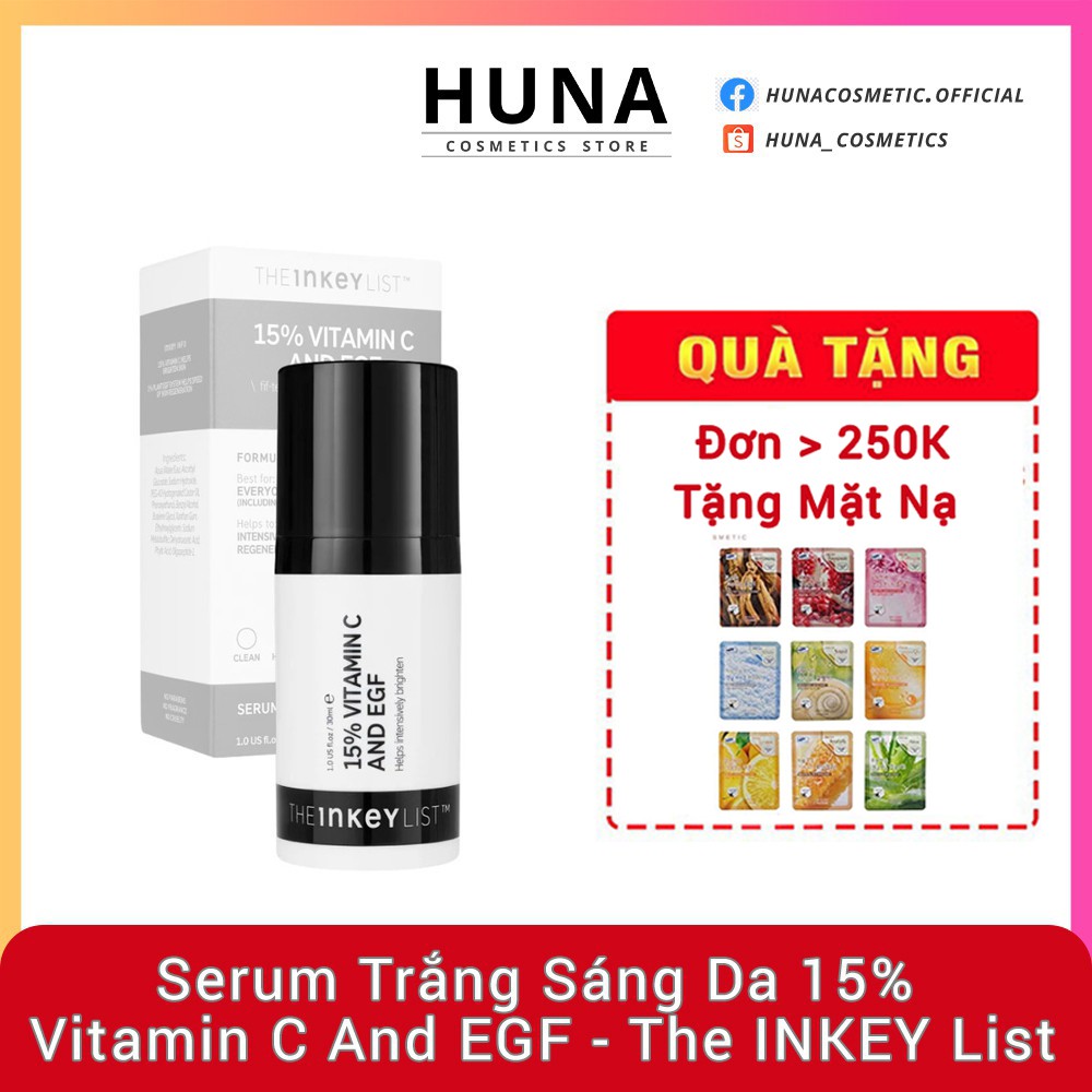[BILL SEPHORA] SERUM TRẮNG SÁNG DA 15% VITAMIN C AND EGF THE INKEY LIST