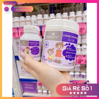 Lysine Viên Bio Island phát triển chiều cao cho bé từ 6 tuổi - Xuất xứ Úc