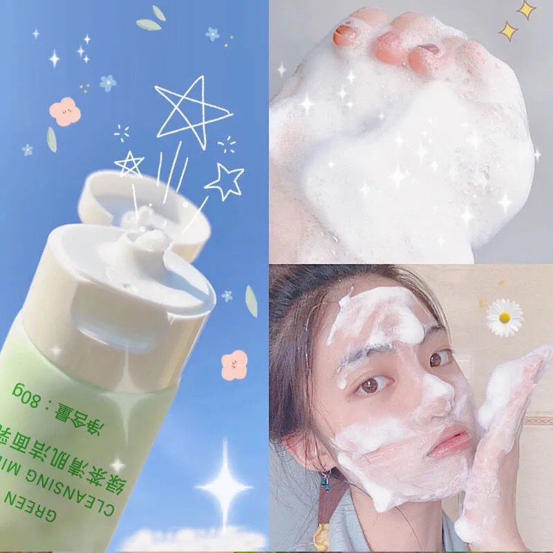 Sữa Rửa Mặt GINBI Lifusha Chiết Xuất Tự Nhiên Làm Sạch Da Hiệu Quả, Dưỡng Ẩm Kiềm Dầu Giúp Da Trắng Sáng