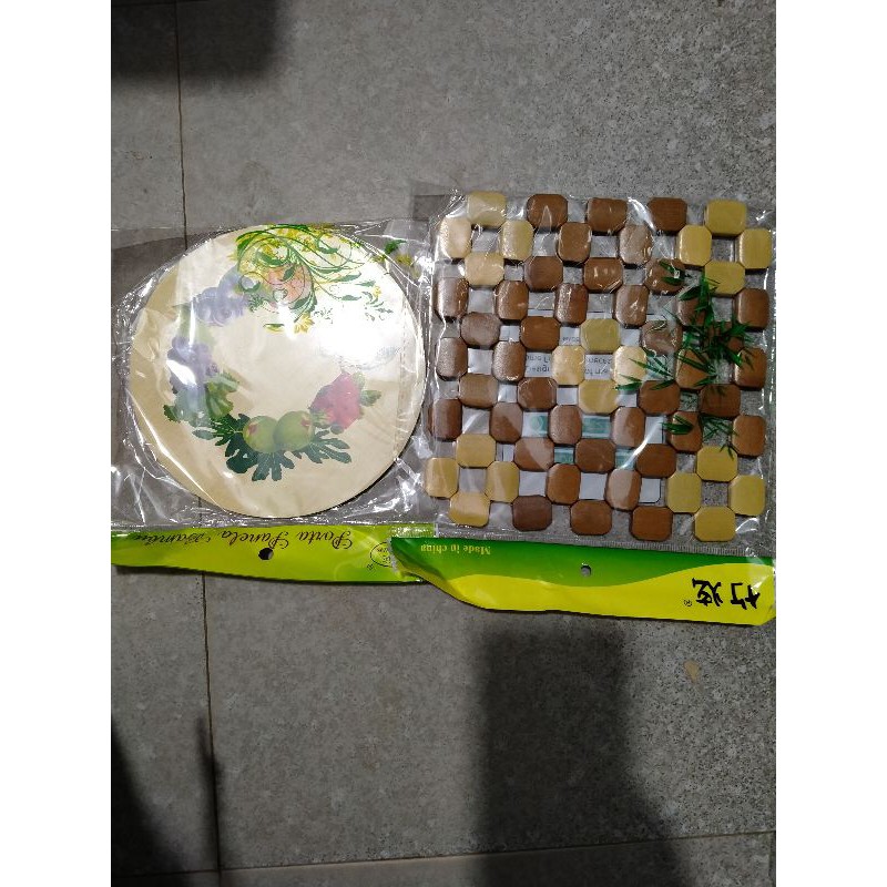 Lót nồi , xoong tre  trúc 2size